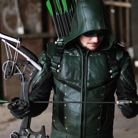 green arrow replica jacket|green arrow cosplay costume.